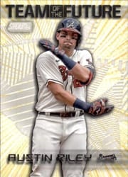 2022 Stadium Club Team of the Future Austin Riley #TOF-9 card