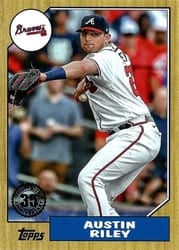 2022 Topps 1987 Topps Baseball (Series 2) Austin Riley #87TB-29 card