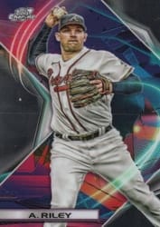 2022 Topps Cosmic Chrome Base Set Austin Riley #183 card