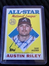 2023 Topps 1988 Topps Baseball All-Star Autographs Austin Riley #88ASA-AR card
