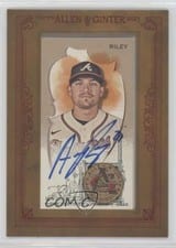 2023 Topps Allen & Ginter Framed Mini Autographs Austin Riley #MA-AR card