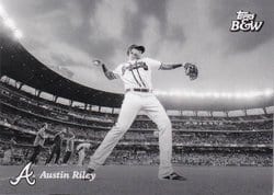 2023 Topps Black & White Base Set Austin Riley #42 card