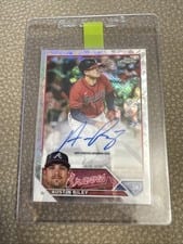 2023 Topps Chrome Logofractor Edition Autographs Austin Riley #RCA-ARI card