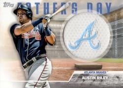 2023 Topps Father's Day Commemorative Team Patches Austin Riley #FD-ARI card