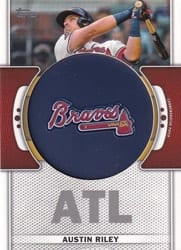 2023 Topps Team Logo Manufactured Patches Austin Riley #TLP-ARI card