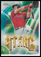2024 Topps Chrome Update Stratospheric Stars Austin Riley #SSC-25 card