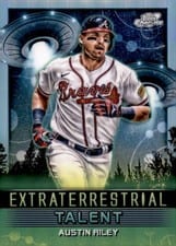 2024 Topps Cosmic Chrome Extraterrestrial Talent Austin Riley #ET-20 card