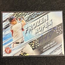 2024 Topps Pristine Frozen Ropes Autograph Austin Riley #FRA-ARI card