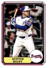 2025 Topps Archives 1987 Topps Boardwalk and Baseball Austin Riley #87BB-24 card