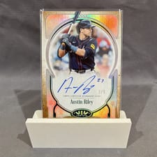2026 Topps Tier One Prime Performers Autographs Austin Riley #PPA-AR card