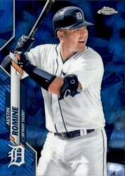 2020 Topps Chrome Sapphire Edition Base Set Austin Romine #688 card