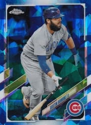 2021 Topps Chrome Sapphire Edition Base Set Austin Romine #342 card