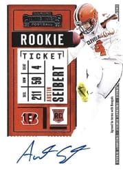2020 Panini Contenders Base Set Austin Seibert #261 card