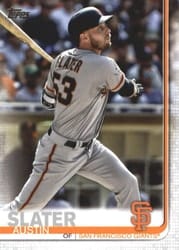 2019 Topps Base Set Austin Slater #594 card