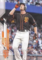 2020 Topps Base Set Austin Slater #490 card
