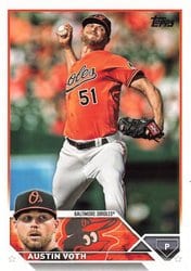 2023 Topps Base Set Austin Voth #647 card