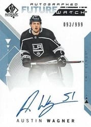2018-19 SP Authentic Base Set Austin Wagner #221 card