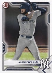 2021 Bowman Prospects Austin Wells #BP-47 card