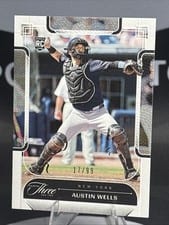2024 Panini Three and Two Base Set Austin Wells #76 card