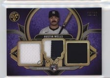 2024 Topps Triple Threads Rookie Team Relics Austin Wells #RTR-AW card