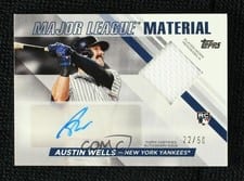 2024 Topps Update Major League Materials Autographs Austin Wells #MLMAU-AW