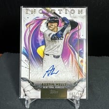 2025 Topps Inception Rookie & Emerging Stars Autographs Austin Wells #RESA-AW card