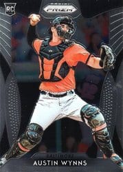 2019 Panini Prizm Base Set Austin Wynns #278 card