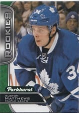 Auston Matthews 2016 Upper Deck Parkhurst card