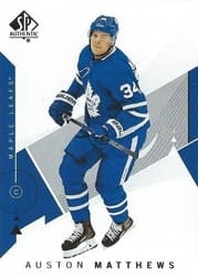 2018-19 SP Authentic Base Set Auston Matthews #31 card