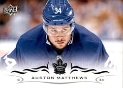 2018-19 Upper Deck Base Set Auston Matthews #418 card