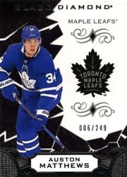 2018-19 Upper Deck Black Diamond Base Set Auston Matthews #BDB-AM card
