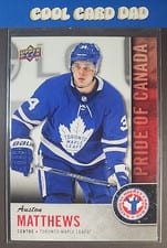 2018 Upper Deck National Hockey Card Day Canada AUSTON MATTHEWS #CAN-10 card