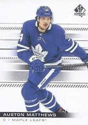 2019-20 SP Authentic Base Set Auston Matthews #70 card