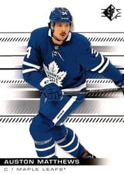 2019-20 SP Base Set Auston Matthews #70 card