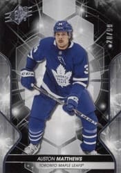 2019-20 SPx Base Set Auston Matthews #28 card