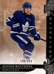 2019-20 Upper Deck Artifacts Base Set Auston Matthews #140 card
