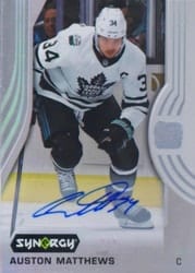 2019-20 Upper Deck Synergy Base Set Auston Matthews #40 card