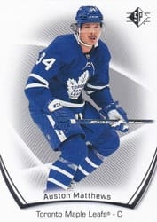 2021-22 SP Base Set Auston Matthews #88 card