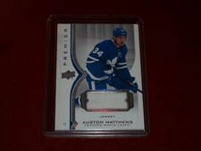 2021-22 Upper Deck Premier 20th Anniversary Jersey Auston Matthews #AJ-AM card