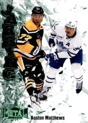 2022-23 SkyBox Metal Universe Jarring Auston Matthews #JR-1 card