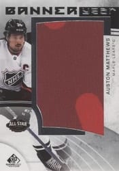 2022-23 SP Game Used 2022 NHL All-Star Game Banner Year Relics Auston Matthews #BYAS-AM card