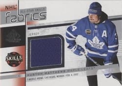 2022-23 SP Game Used 2022 NHL All-Star Game Jersey Auston Matthews #AS-1 card