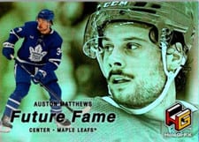 2022-23 Upper Deck HoloGrFx Future Fame Auston Matthews #FF-6 card