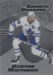 2022-23 Upper Deck Smooth Grooves Auston Matthews #SG38 card