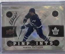 2022 Upper Deck MVP Pinpoints Auston Matthews #PP-5 card