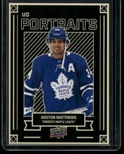 2022 Upper Deck UD Portraits Auston Matthews #P-17 card