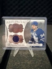 2023-24 Upper Deck Artifacts Treasured Swatches Auston Matthews #TS-AM card
