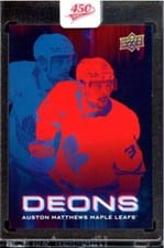 2023-24 Upper Deck Deons Auston Matthews #D-1 card