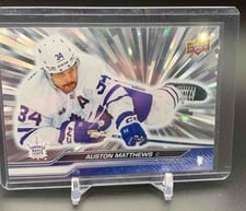 2023 Upper Deck Auston Matthews Outburst Silver #167 card