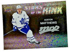 2023 Upper Deck MVP Stars of the Rink Auston Matthews #SS-9 card